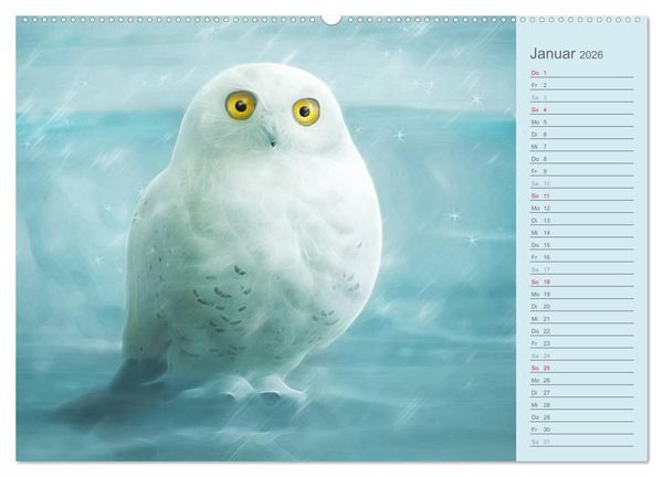Produktbild: S&uuml;sse Tierwelt / CH-Version / Geburtstagskalender (hochwertiger Premium Wandkalender 2026 DIN A2 quer), Kunstdruck in Hochglanz