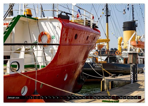 Produktbild: Feuerschiff Elbe 1 - In der Hansestadt Wismar (Wandkalender 2026 DIN A2 quer), CALVENDO Monatskalender