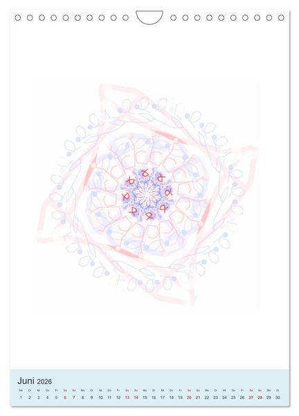 Produktbild: Transluzent-Mandalas (Wandkalender 2026 DIN A4 hoch), CALVENDO Monatskalender