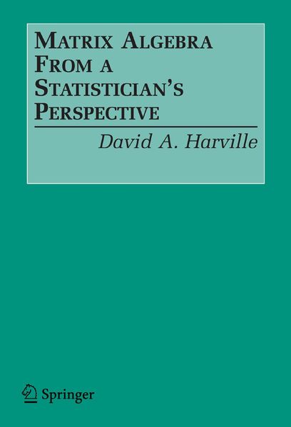 Produktbild: Matrix Algebra From a Statistician's Perspective
