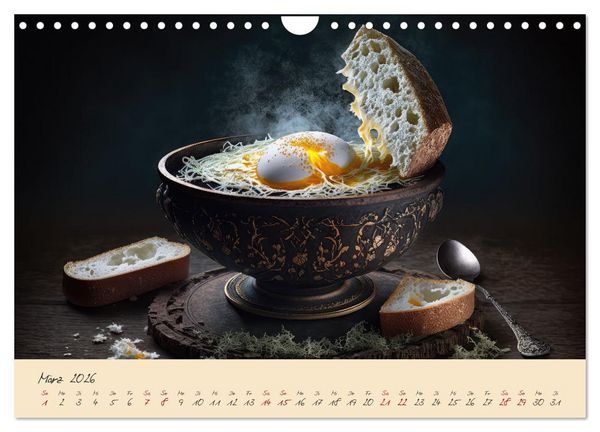Produktbild: Gothic Food (Wandkalender 2026 DIN A4 quer), CALVENDO Monatskalender