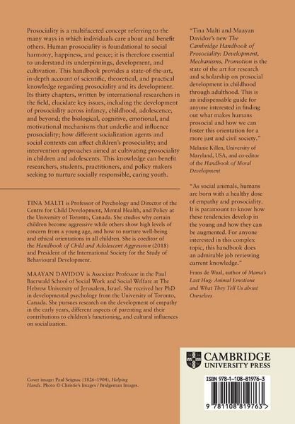 Produktbild: The Cambridge Handbook of Prosociality