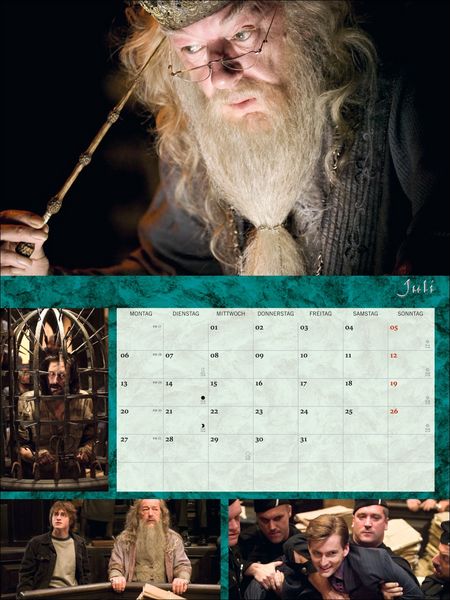 Produktbild: Harry Potter Broschur XL Kalender 2026