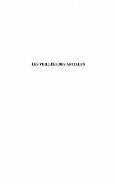 Produktbild: Veillees des antilles les