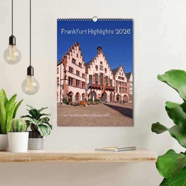 Produktbild: Frankfurt Highlights (Wandkalender 2026 DIN A3 hoch), CALVENDO Monatskalender