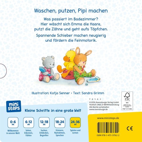 Produktbild: Ministeps: Haare waschen, Z&auml;hne putzen
