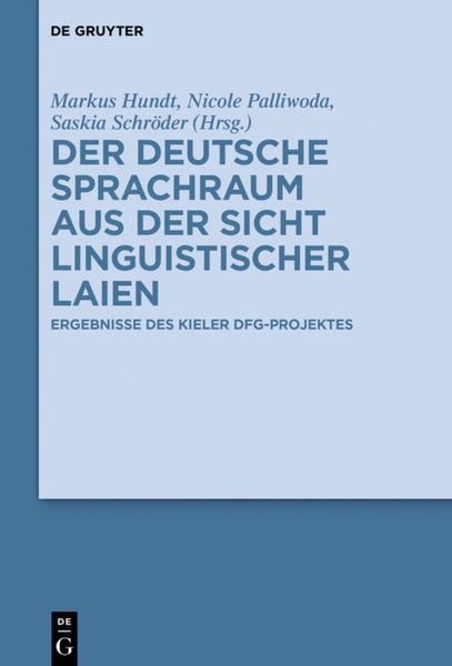 Produktbild: Der deutsche Sprachraum aus der Sicht linguistischer Laien