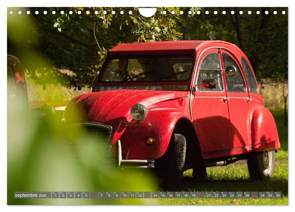 Produktbild: La deudeuche une voiture culte (Calendrier mural 2026 DIN A4 vertical), CALVENDO calendrier mensuel