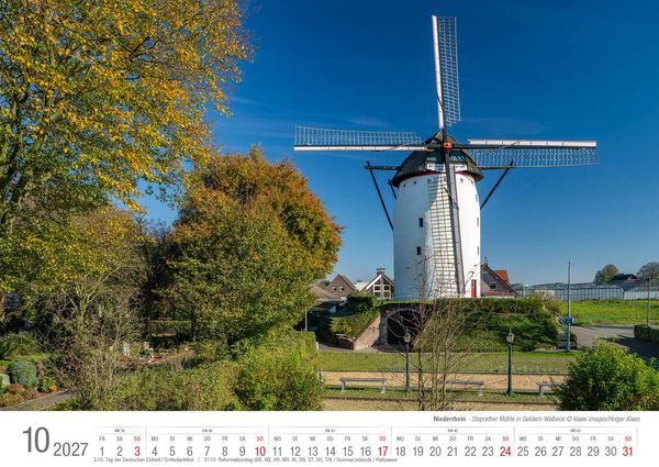 Produktbild: Niederrhein 2027 Bildkalender A3 Spiralbindung