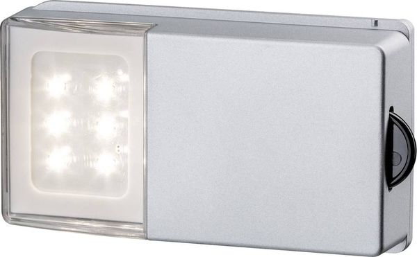 Paulmann SnapLED LED-Schrankleuchte mit Gleitrolle  LED LED fest eingebaut 0.33 W  Warmweiß Silber