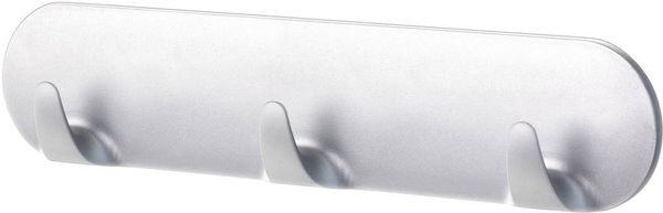 Produktbild: tesa POWERSTRIPS&reg; Hakenleiste Chrom Inhalt: 1 St.
