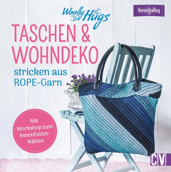 Produktbild: Woolly Hugs Taschen & Wohn-Deko stricken aus ROPE-Garn.