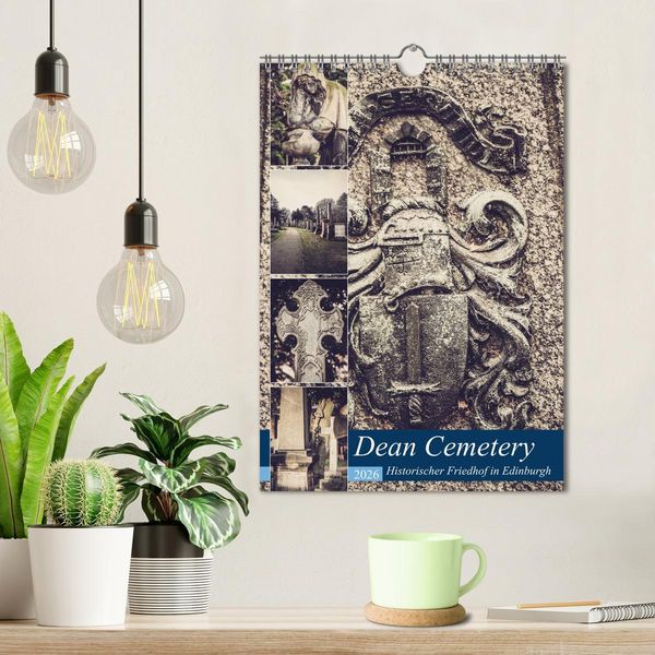 Produktbild: Dean Cemetery - Historischer Friedhof Edinburgh (Wandkalender 2026 DIN A4 hoch), CALVENDO Monatskalender