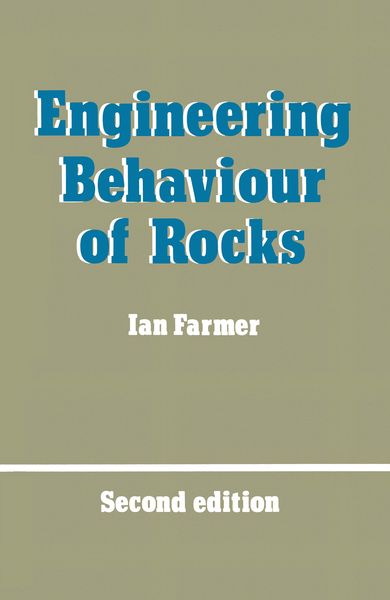Produktbild: Engineering Behaviour of Rocks