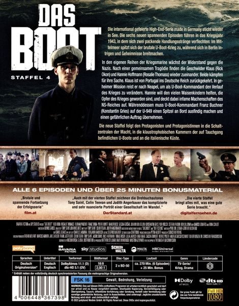 Produktbild: Das Boot - Staffel 4 [2 BRs]