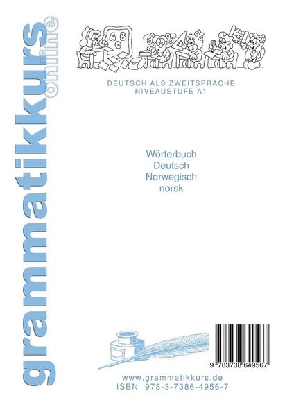 Produktbild: W&ouml;rterbuch Deutsch - Norwegisch - Englisch Niveau A1