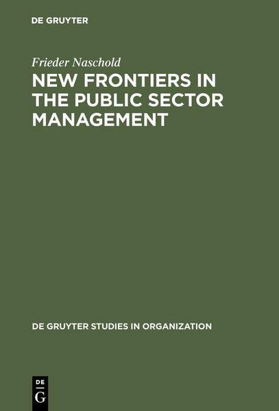 Produktbild: New Frontiers in the Public Sector Management