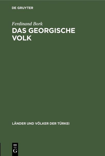 Produktbild: Das Georgische Volk