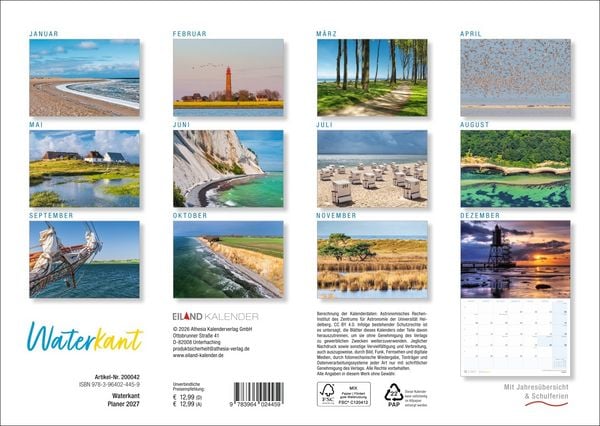 Produktbild: Waterkant Kalender 2027
