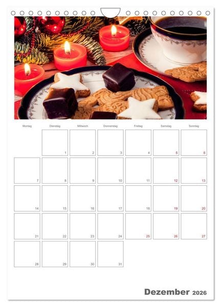 Produktbild: Kulinarische Kompositionen - Terminplaner (Wandkalender 2026 DIN A4 hoch), CALVENDO Monatskalender