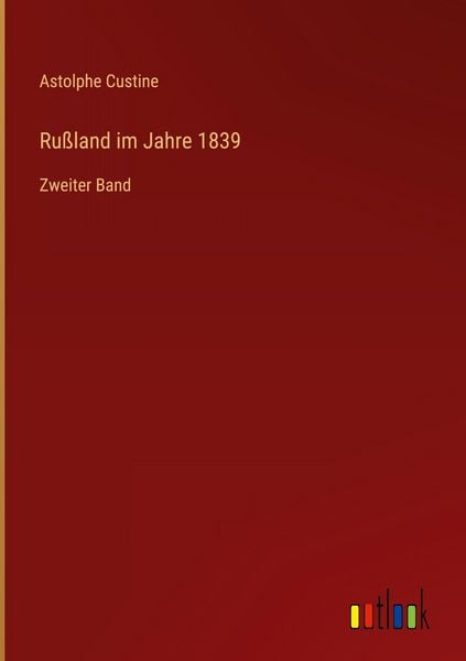 Produktbild: Ru&szlig;land im Jahre 1839
