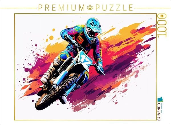 CALVENDO Puzzle BlazeStorm MX | 1000 Teile Lege-Größe 64x48cm Foto-Puzzle für glückliche Stunden