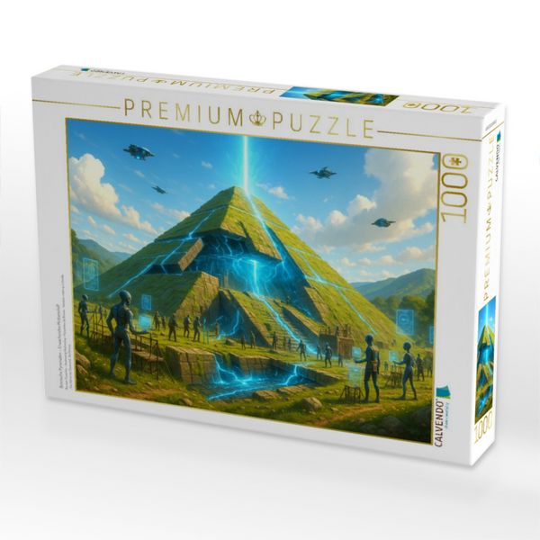 Produktbild: CALVENDO Puzzle Bosnische Pyramiden - Erwachendes Mutterschiff | 1000 Teile Lege-Gr&ouml;&szlig;e 64x48cm Foto-Puzzle f&uuml;r gl&uuml;ckliche Stunden