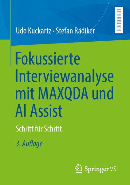Produktbild: Fokussierte Interviewanalyse mit MAXQDA und AI Assist