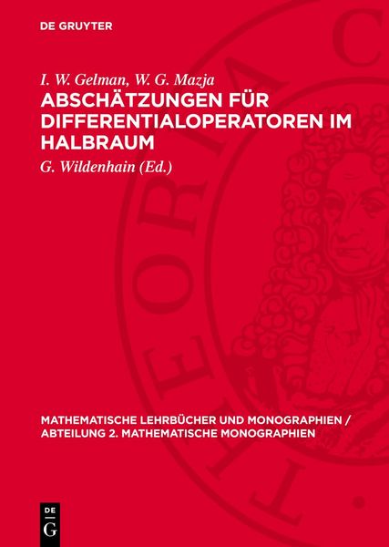 Produktbild: Absch&auml;tzungen f&uuml;r Differentialoperatoren im Halbraum