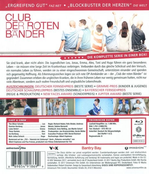 Produktbild: Club der roten B&auml;nder - Komplettbox [6 BRs]