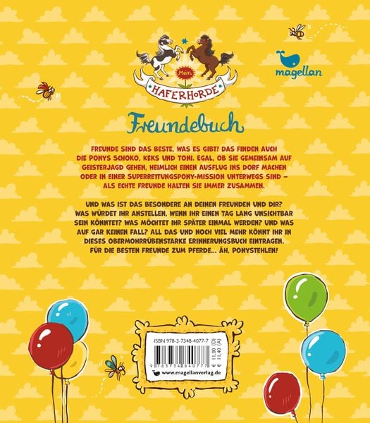 Produktbild: Mein Haferhorde-Freundebuch