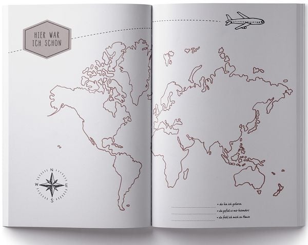 Produktbild: GuideMe Reisetagebuch Travel Memories &bdquo;Weltenbummler&ldquo;