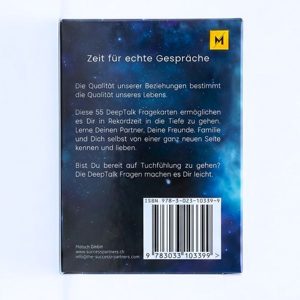 Produktbild: DeepTalk Gespr&auml;chsfragekarten (Pocket Size)