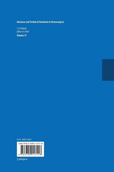 Produktbild: Advances and Technical Standards in Neurosurgery