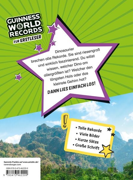 Produktbild: Guinness World Records für Erstleser - Dinosaurier