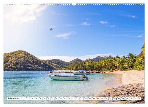 Produktbild: Summer Paradise Fiji (Wandkalender 2027 DIN A2 quer), CALVENDO Monatskalender