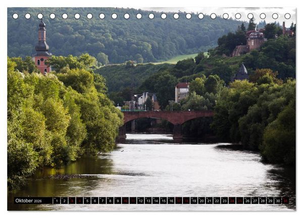 Produktbild: Die Nahe - der "Wilde Fluss" der Kelten (Tischkalender 2026 DIN A5 quer), CALVENDO Monatskalender