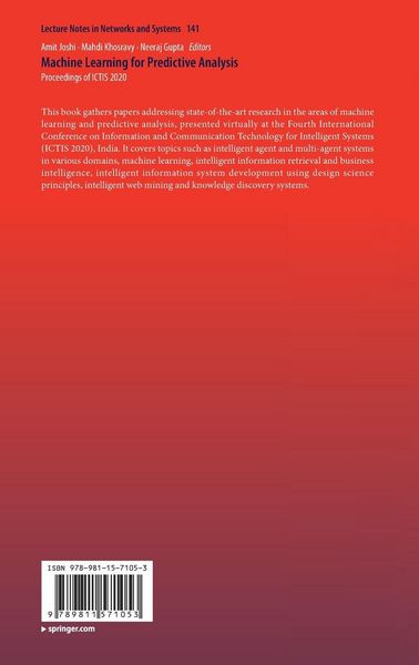 Produktbild: Machine Learning for Predictive Analysis