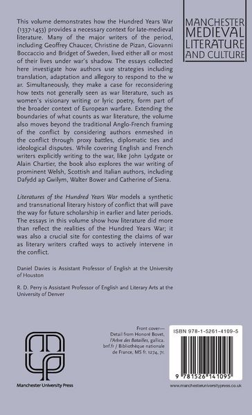 Produktbild: Literatures of the Hundred Years War