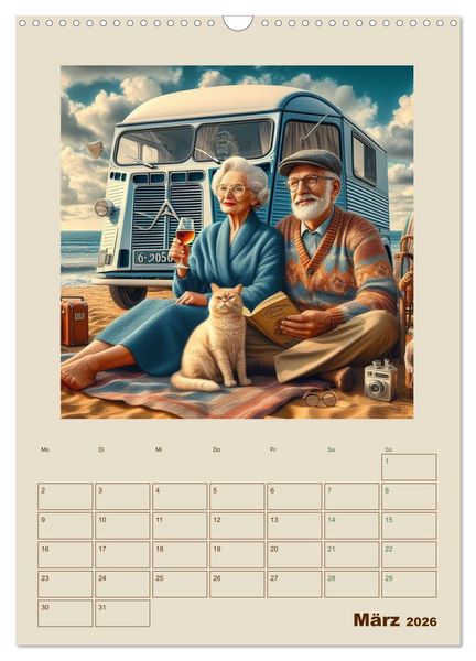 Produktbild: Campingromantik das Leben ist ein Abenteuer (Wandkalender 2026 DIN A3 hoch), CALVENDO Monatskalender