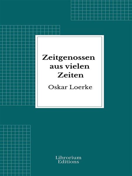 Produktbild: Zeitgenossen aus vielen Zeiten