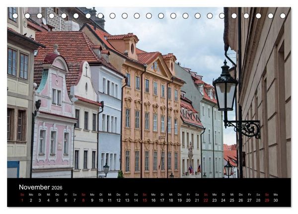 Produktbild: Prager Ansichten (Tischkalender 2026 DIN A5 quer), CALVENDO Monatskalender