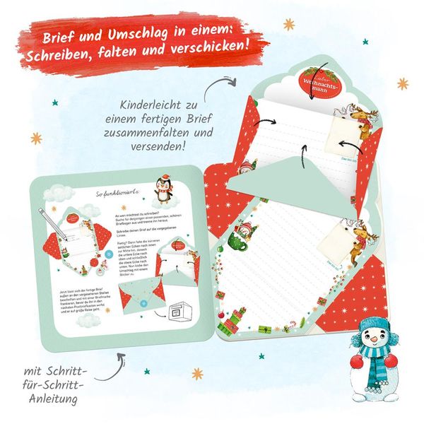 Produktbild: Tr&ouml;tsch Meine ersten Briefe Weihnachten Briefpapierbuch Wunschzettelbuch