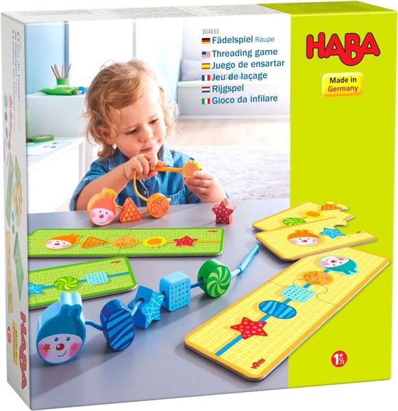 HABA - Fädelspiel Raupe