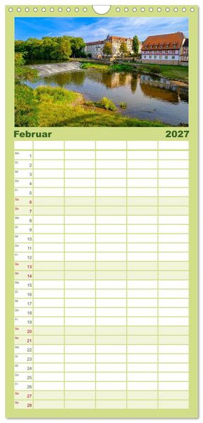 Produktbild: Familienplaner 2027 - Die Fulda mit 5 Spalten (Wandkalender, 21 x 45 cm) CALVENDO