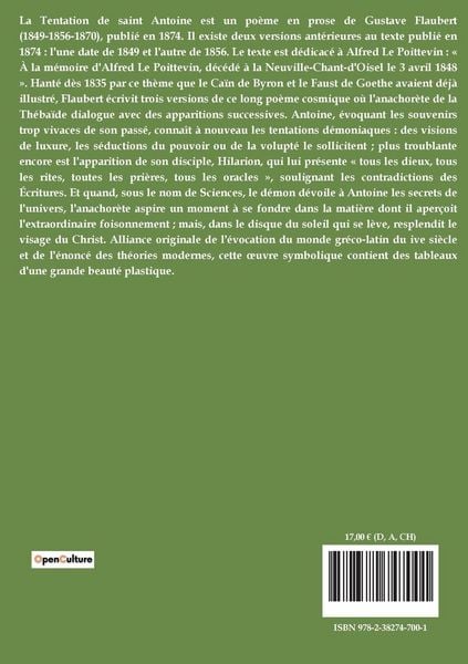 Produktbild: La Tentation de Saint Antoine