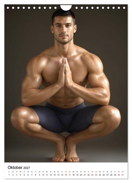 Produktbild: Yoga f&uuml;r Helden (Wandkalender 2027 DIN A4 hoch), CALVENDO Monatskalender