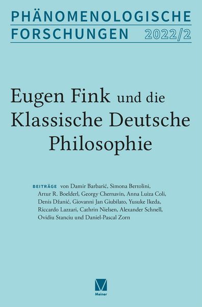 Produktbild: Eugen Fink und die Ph&auml;nomenologie
