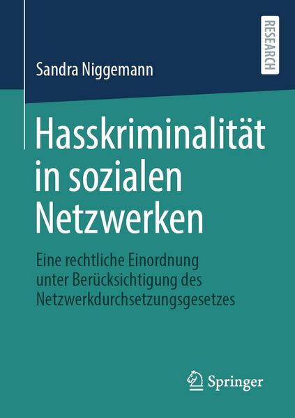 Produktbild: Hasskriminalit&auml;t in sozialen Netzwerken