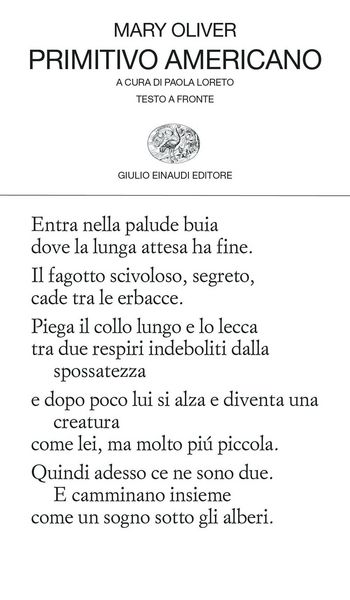 Produktbild: Primitivo americano. Testo inglese a fronte